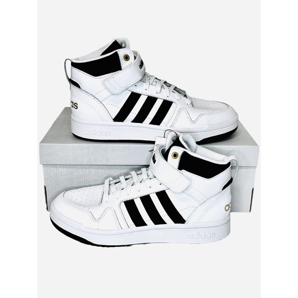 Adidas Postmove MID Cloud White/Core Black/Gold Metallic GZ1338 Men's Size 10.5